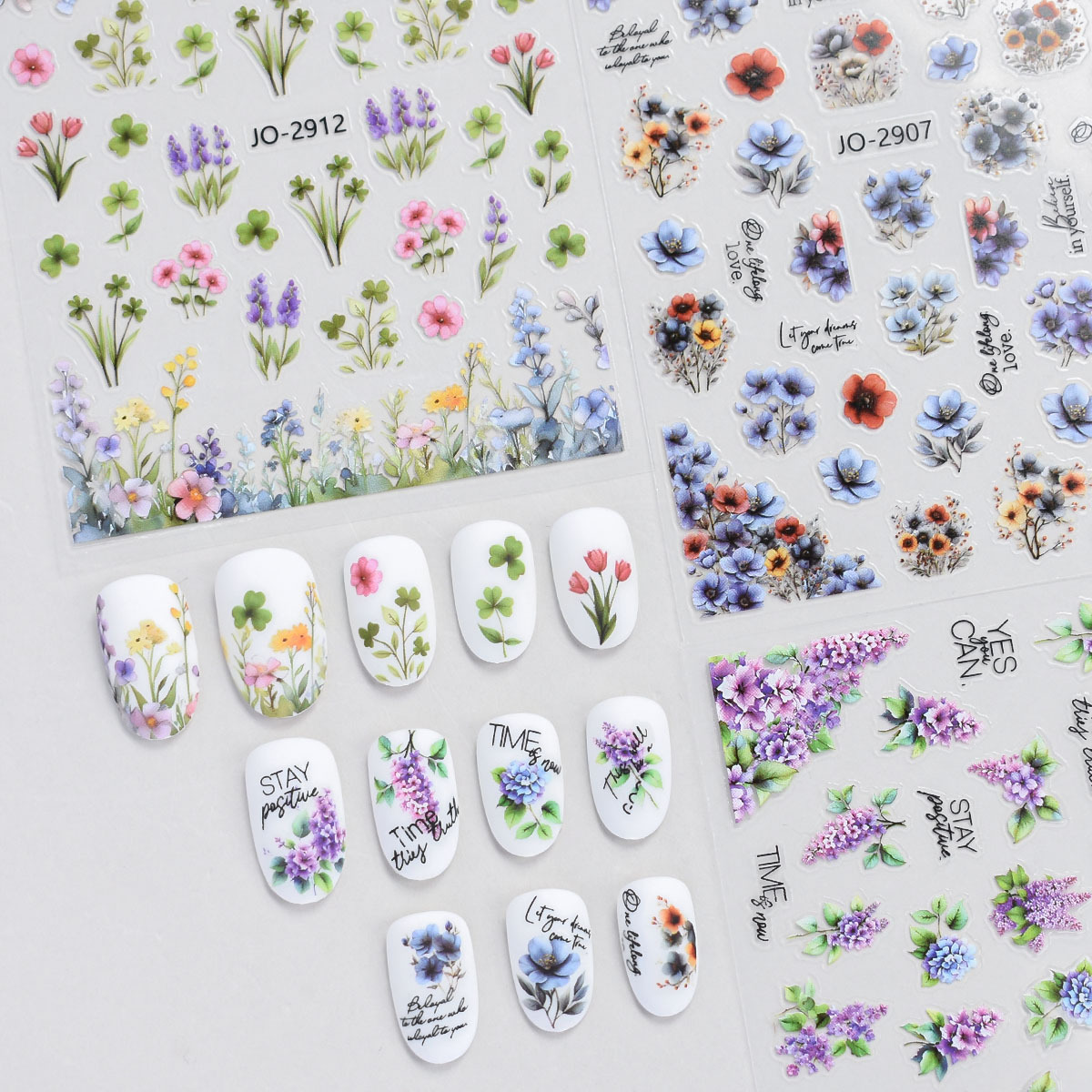 Native American dreamcatcher Owl pattern Colorful flower stickers
